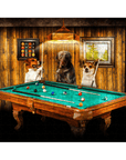 'The Pool Players' Personalized 3 Pet Puzzle