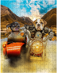 'Harley Wooferson' Personalized 2 Pet Puzzle