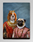 'Queen and Archduchess' Personalized 2 Pet Blanket