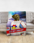 'Ricky Doggy' Personalized Pet Blanket