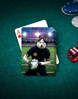 'The Rugby Player' Personalized Pet Playing Cards