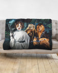 'Star Woofers 3' Personalized 3 Pet Blanket