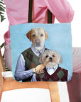 'Step Doggos' Personalized 2 Pet Tote Bag