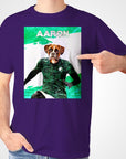 'Saudi Arabia Doggos Soccer' Personalized Pet T-Shirt