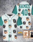 Seattle Doggo Mariners Custom Baseball Jersey