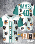Seattle Doggo Mariners Custom Baseball Jersey