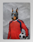 'The Soccer Goalie' Personalized Pet Blanket