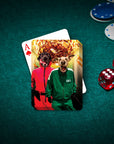 'Squid Paws' Personalized 2 Pet Playing Cards