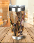 'Yodogg & Jedi-Doggo' Personalized 2 Pet Tumbler
