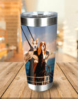 'Titanic Doggos' Personalized 2 Pet Tumbler