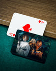 Personalized Star Woofers 3 playing cards featuring custom pet portraits as Star Wars characters.