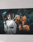 'Star Woofers 3' Personalized 3 Pet Canvas