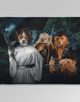'Star Woofers 3' Personalized 3 Pet Blanket