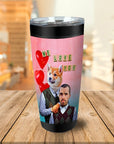 Step Doggo And Human Valentines Personalized Tumbler