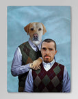 'Step Doggo & Human' Personalized Blanket