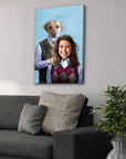 'Step Doggo & Human (Female)' Personalized Canvas