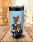 Step Kitties Personalized 2 Pet Tumbler