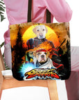 'Street Doggos' Personalized 2 Pet Tote Bag