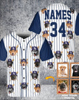 Tampaw Bay Paws Custom Baseball Jersey