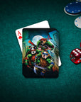 'Teenage Mutant Ninja Doggos' Personalized 3 Pet Playing Cards