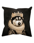 'The Lady of Pearls' Personalized Pet Throw Pillow