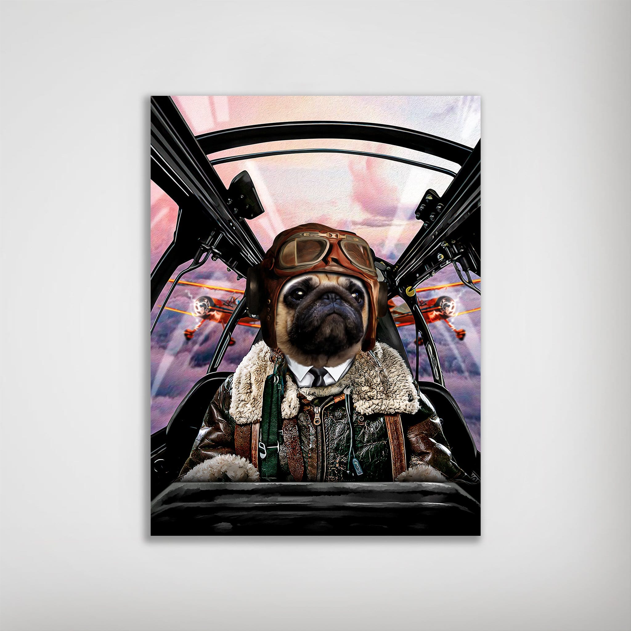The Pilot' Personalized Dog Poster – doggovinci