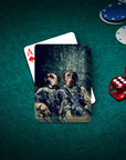 'The Army Veterans' Personalized 2 Pet Playing Cards