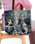 'The Army Veterans' Personalized 3 Pet Tote Bag