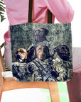 'The Army Veterans' Personalized 4 Pet Tote Bag