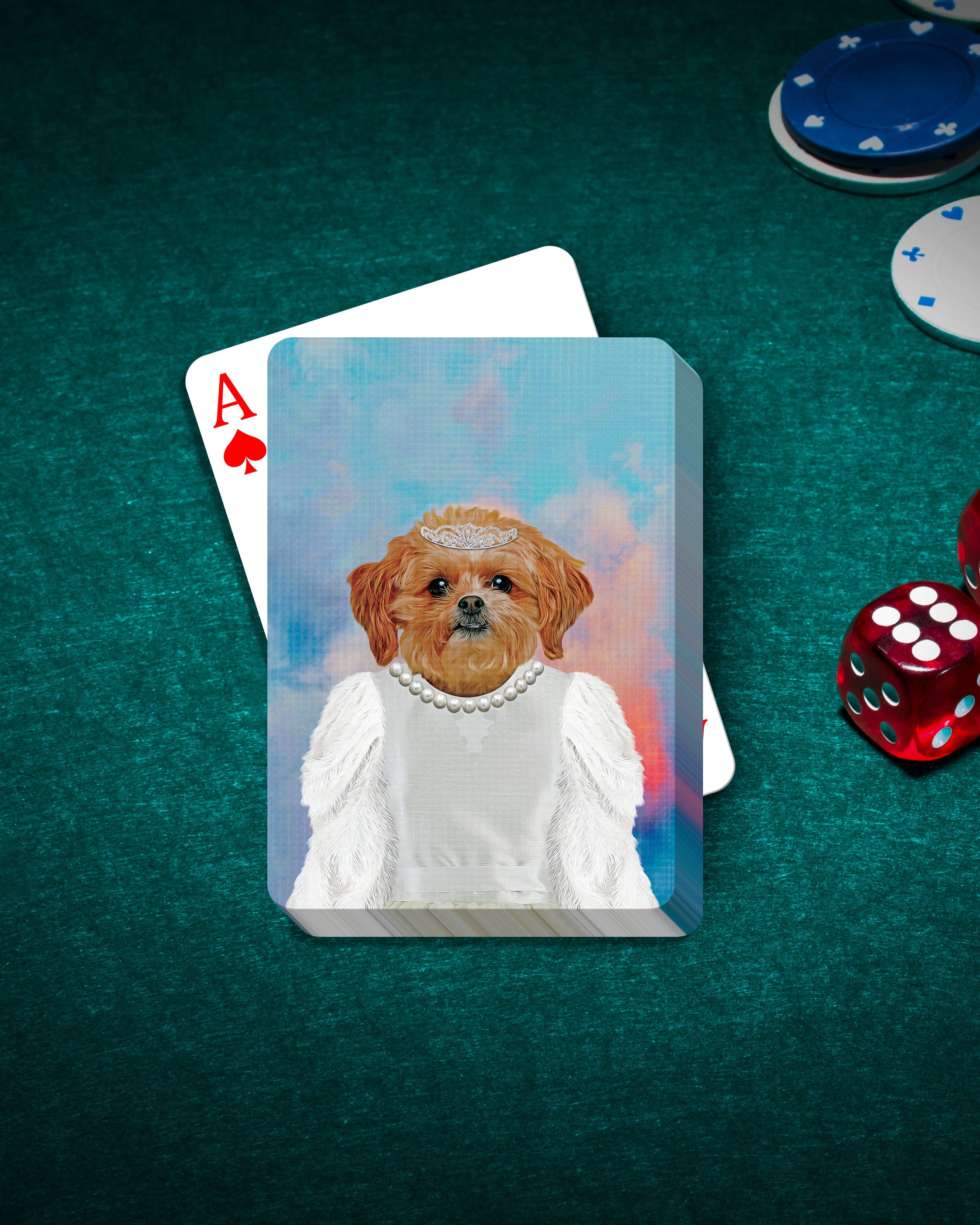 &#39;The Bailarina&#39; Personalized Pet Playing Cards