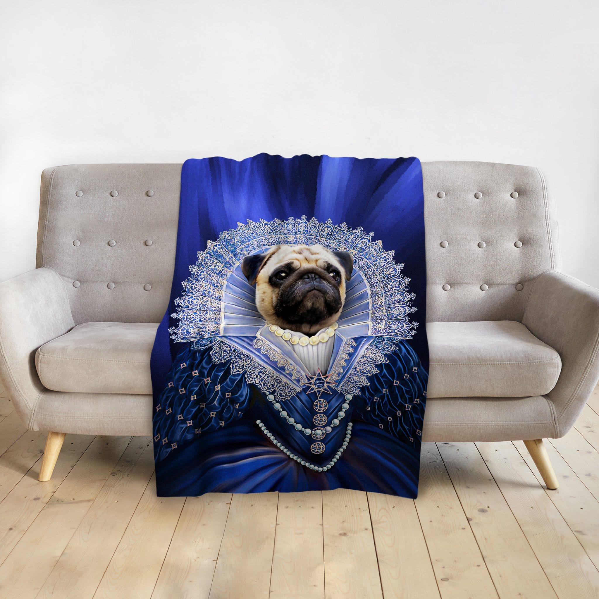 &#39;The Baroness&#39; Personalized Pet Blanket
