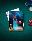 'The Basketball Player' Personalized Pet Playing Cards