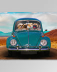 'The Beetle' Personalized 4 Pet Blanket