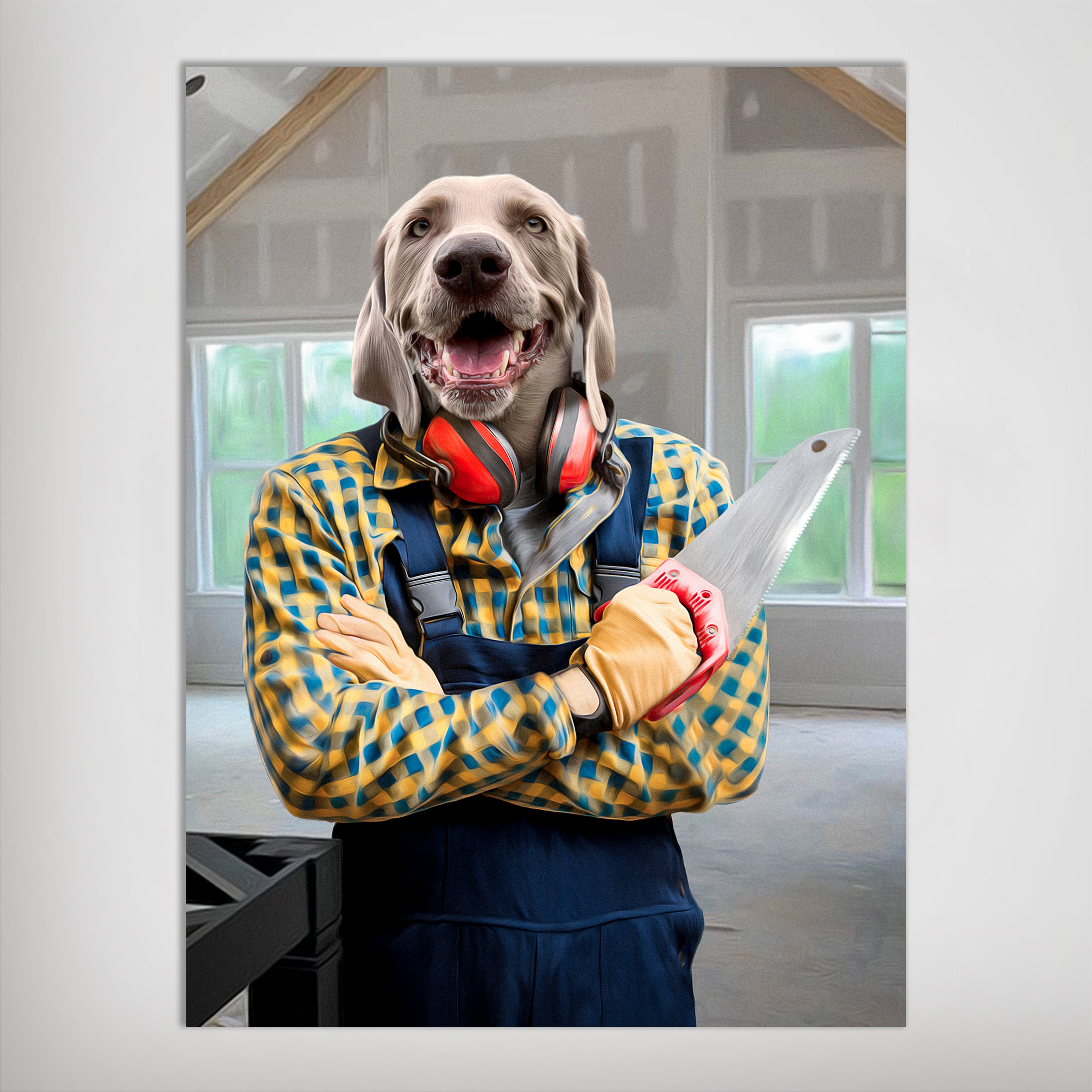 The Carpenter' Personalized Pet Poster – doggovinci