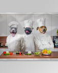 'The Chefs' Personalized 3 Pet Blanket