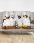 'The Chefs' Personalized 4 Pet Blanket