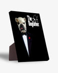 'The Dogfather' Personalized Pet Standing Canvas