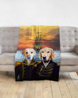 'The Explorers' Personalized 2 Pet Blanket