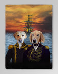 'The Explorers' Personalized 2 Pet Blanket