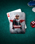 'The Falcon Doggo' Personalized Pet Playing Cards