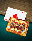 'The Firefighters' Personalized 4 Pet Playing Cards