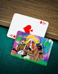 'The Fresh Pooch' Personalized 3 Pet Playing Cards