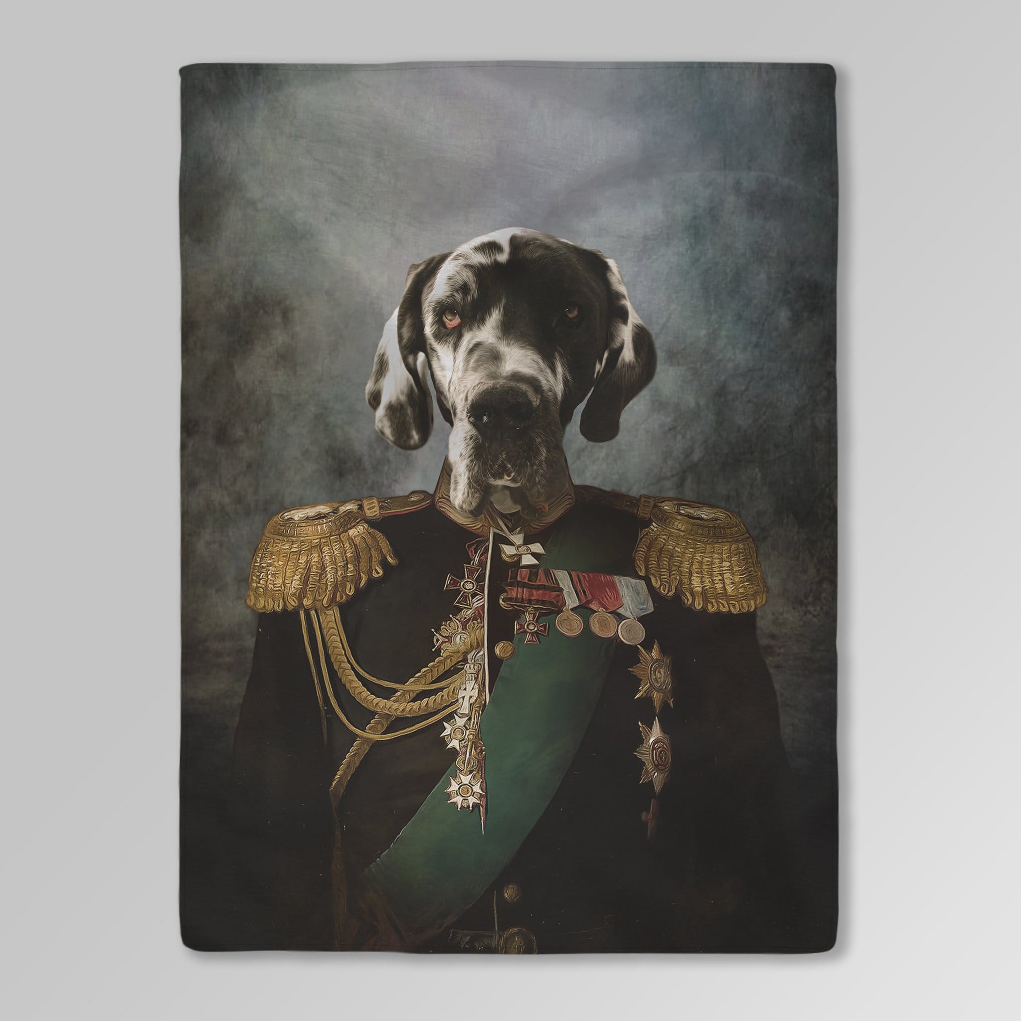 &#39;The General&#39; Personalized Pet Blanket