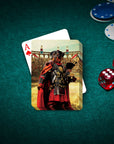 'The Gladiator' Personalized Pet Playing Cards