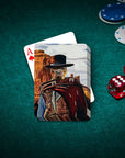 'The Good, the Bad and the Fury' Personalized Pet Playing Cards
