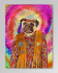 'The Hippie (Female)' Personalized Pet Blanket