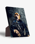 'The Navy Veteran' Personalized Pet Standing Canvas