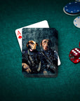 'The Navy Veterans' Personalized 2 Pet Playing Cards