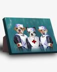 'The Nurses' Personalized 3 Pet Standing Canvas