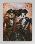 'The Pirates' Personalized 3 Pet Blanket